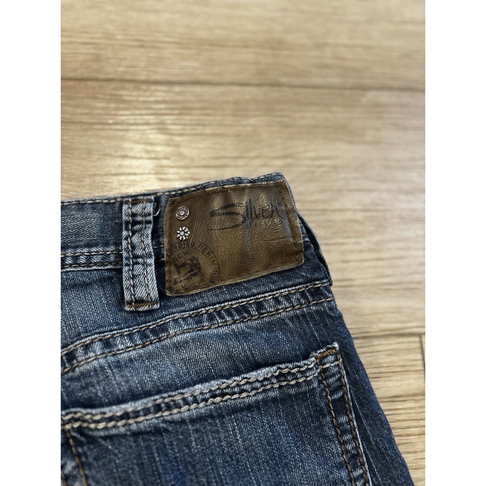 Silver Jeans Co Zac Relaxed Mens Jeans 33x32 Country Western Cowboy Nice Fading - Picture 10 of 10
